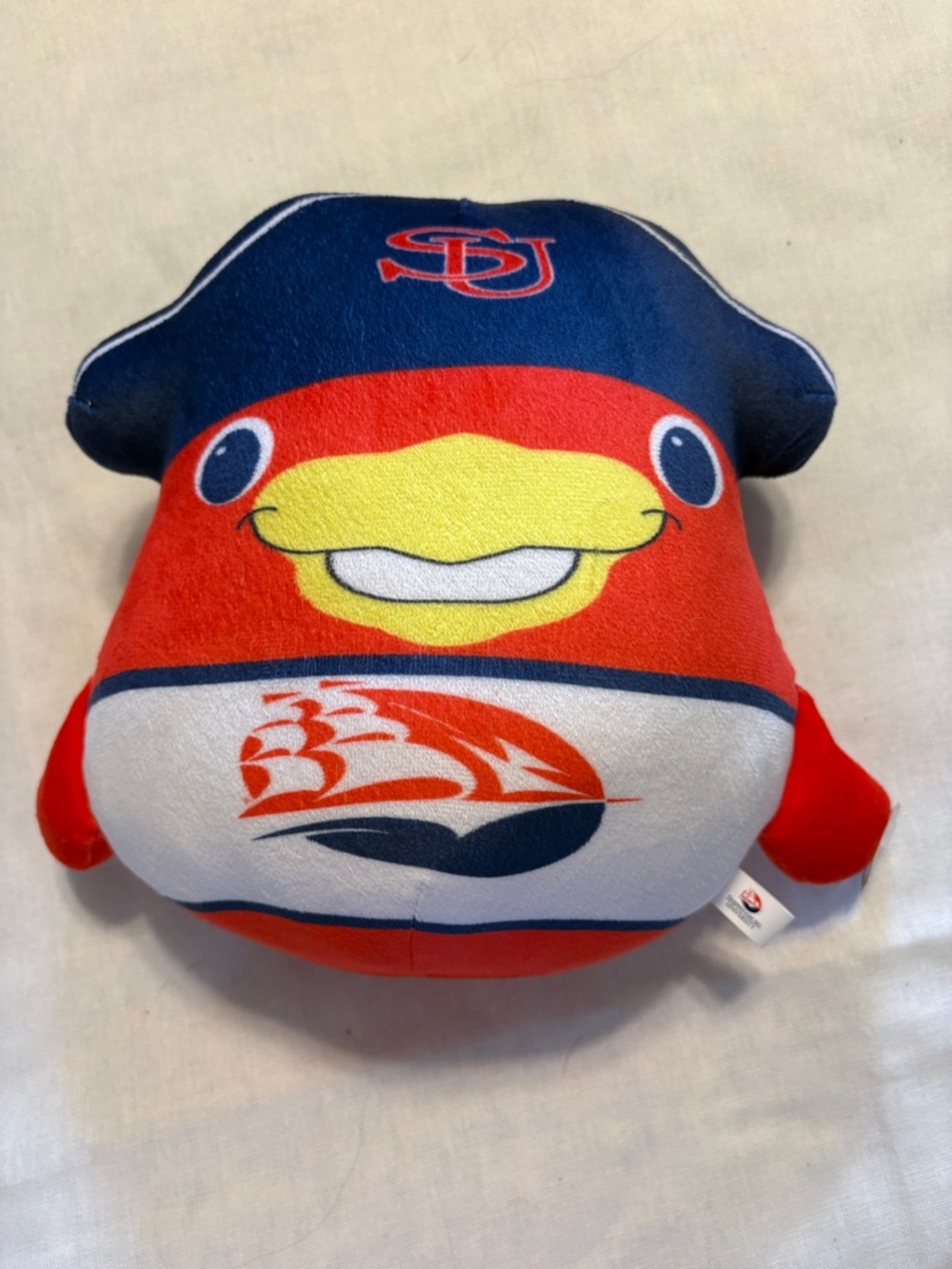 Shippensburg University Red, Navy & White Sailing Mascot Plush Toy